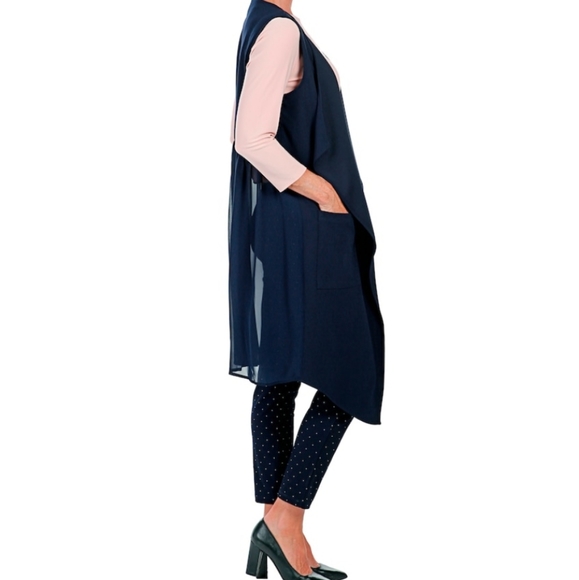 New Sheer Duster Vest - Picture 3 of 12